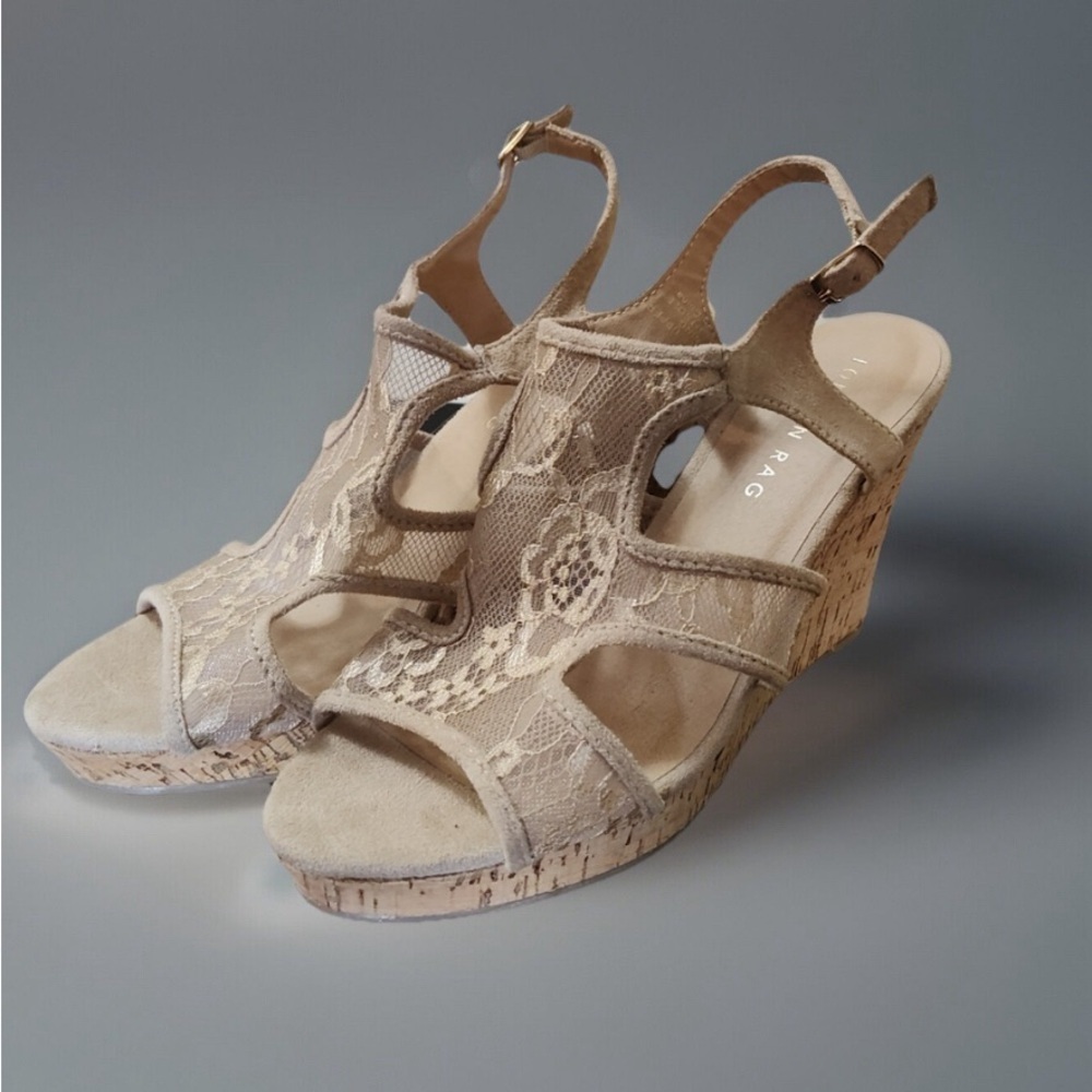 London Rag wedges size 9.5